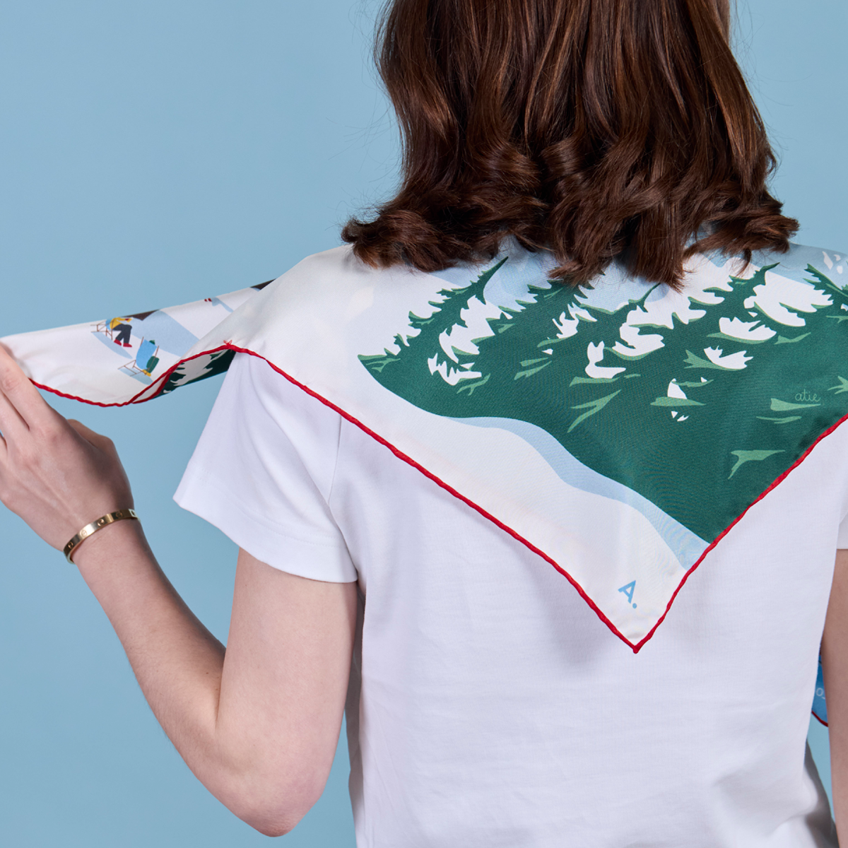Limited Edition: Seidentuch Ski N°07