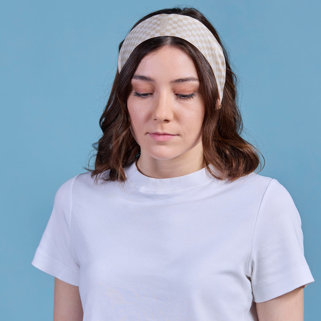 Seidentuch Twilly N°10 – Beige/ Off-White