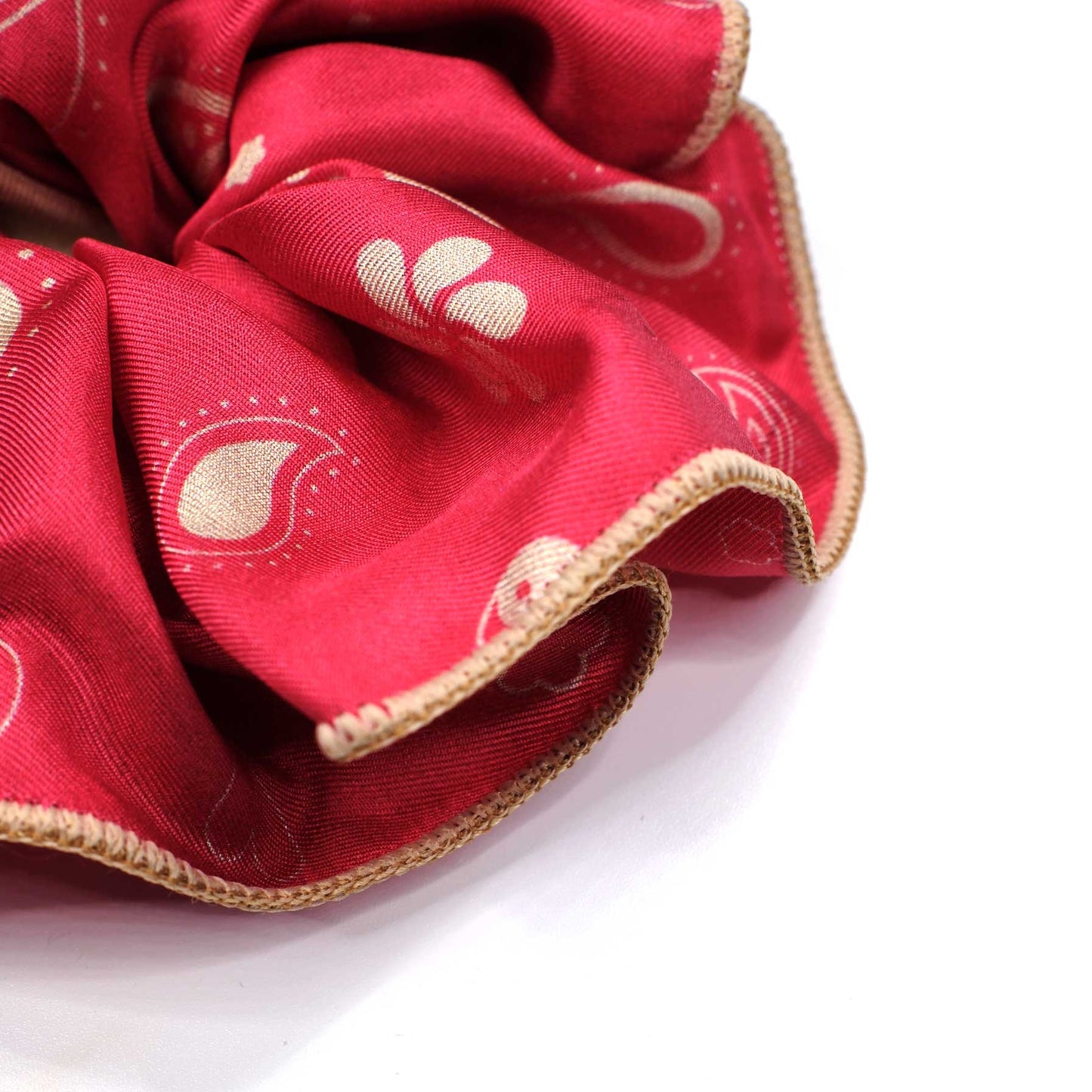 Seiden Scrunchie Paisley Red