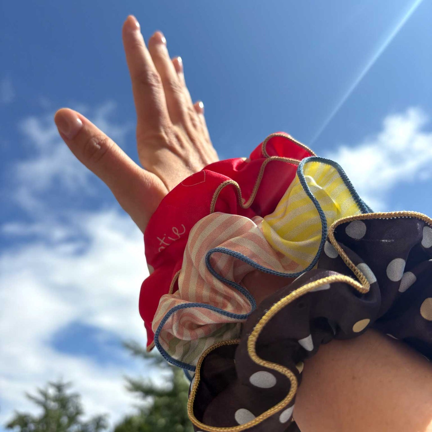 Seiden Scrunchie Stripes