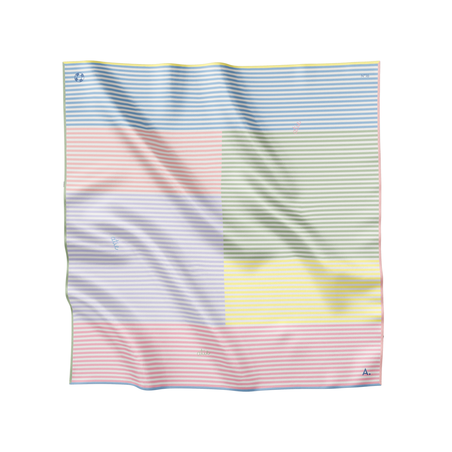 Seidentuch Pastel Stripes N°16