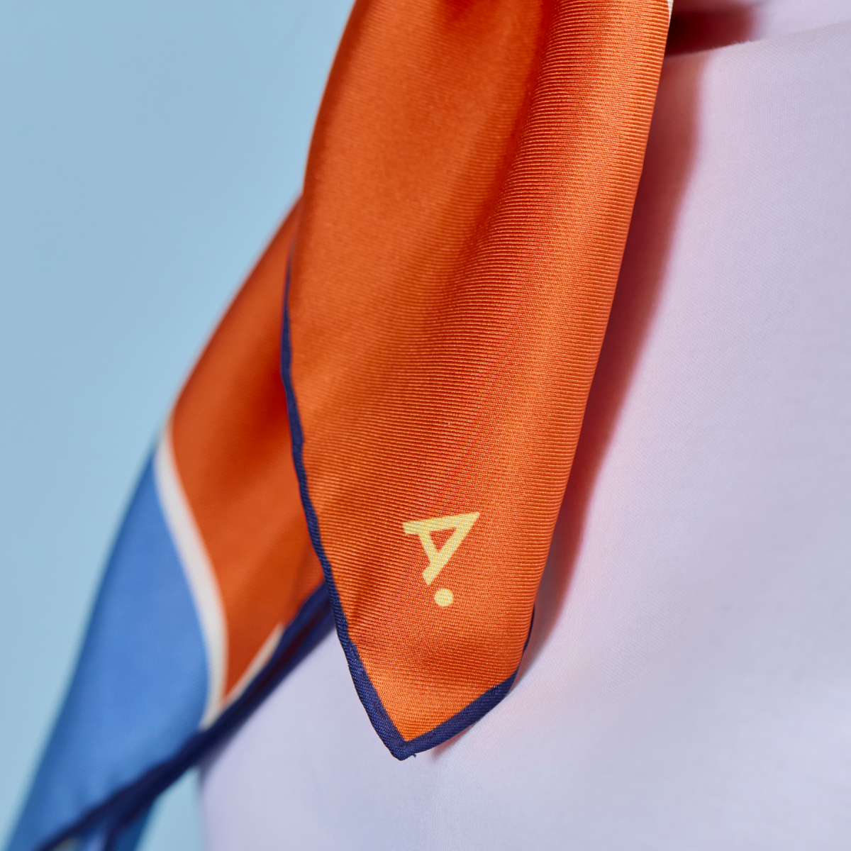 Silk scarf Tennis No. 09