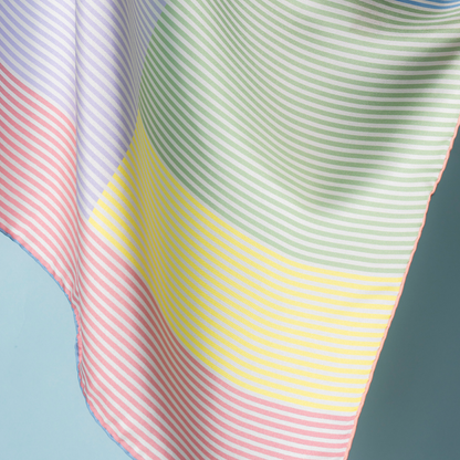 Seidentuch Pastel Stripes N°16