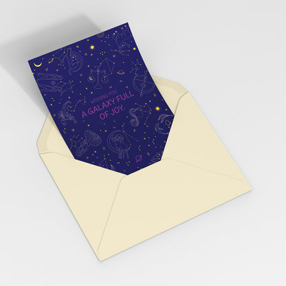 ASTRO CHRISTMAS CARD FALTKARTE