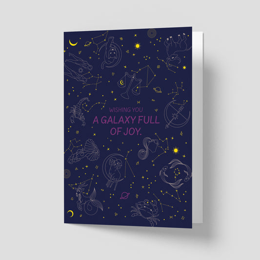 ASTRO CHRISTMAS CARD FALTKARTE