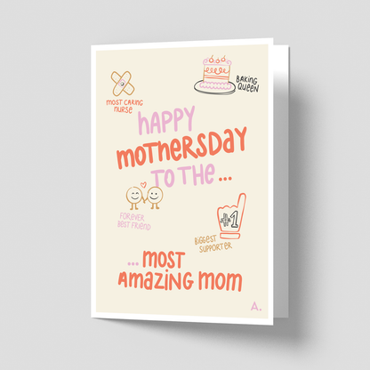 HAPPY MOTHER'S DAY FALTKARTE
