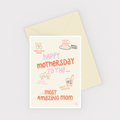 HAPPY MOTHER'S DAY FALTKARTE