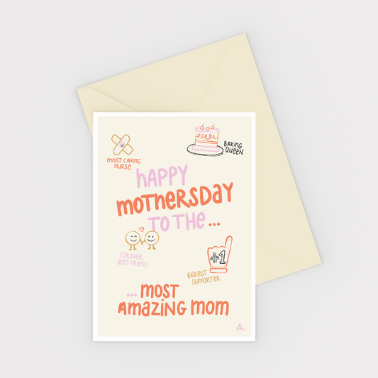 HAPPY MOTHER'S DAY FALTKARTE