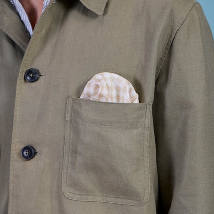 Seidentuch Roadtrip Europe N°10 Mini Off-White/ Beige